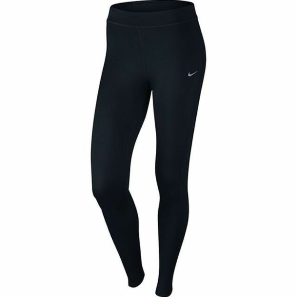 NWT NIKE WOMEN'S DRI-FIT THERMAL RUNNING PANTS Black Large